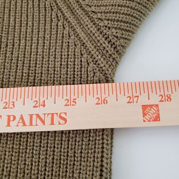 Orvis Ribbed Quarter Zip Sweater Elbow Patches 100% Cotton Mens Sz XXL - Picture 7 of 8